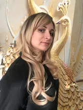 HENRY MARGU-pelucas de cabello largo ondulado degradado marrón con flequillo, peluca sintética Natural para mujer, cabello de Cosplay resistente al calor