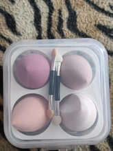 esponja maquillaje, XISHOW-esponja para maquillaje, licuadora de belleza, base de maquillaje en polvo, colorete, accesorios de maquillaje, herramienta, huevo de belleza, 1/4 Uds.