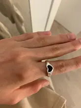 HUANZHI-anillos de corazón de Metal de amor para mujer y niña, joyería de fiesta de color barroco Vintage, personalidad, novedad de 2020