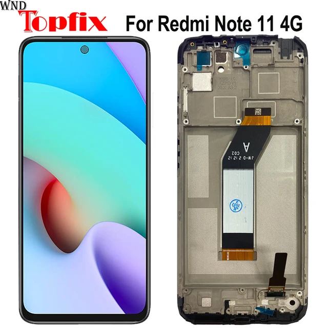 Pantalla LCD de 6,6 pulgadas para Xiaomi Redmi Note 11, montaje de  digitalizador con pantalla táctil, versión China - AliExpress