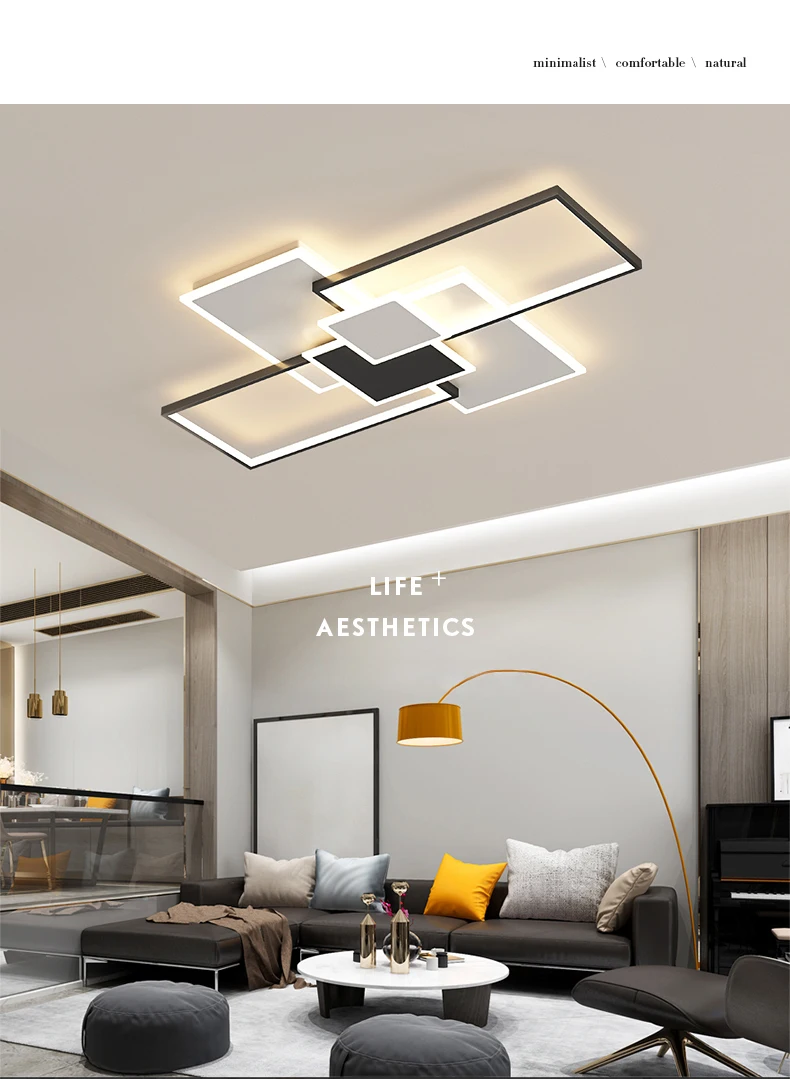 Modern LED Ceiling Lamp For Living Room Indoor Lighting Bedroom Loft Home Decor Ring Chandelier Dimmable Smart Light Fixture antique chandeliers