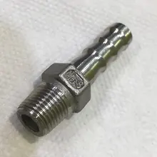Coupling-Connector Thread-Pipe-Fitting Hose-Tail-Reducer Barb Stainless-Steel-304 Bsp Male