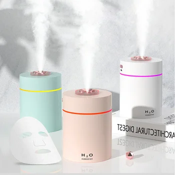 

ELOOLE 280ml Humidifier Portable USB Air Humidification Purifier Mist Spray Nano Fine Spray Prevent Dry Burning No Noise For Car