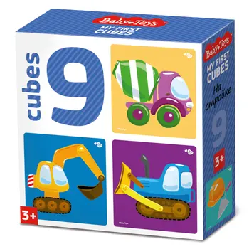 

Cubes "on the building" (without glue) 9 PCs baby toys