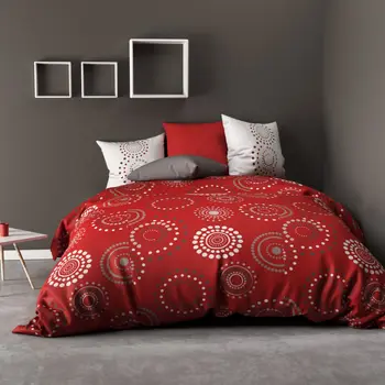

Adornment quilt 220x240 cm 100% cotton 57 yarn Marten Red fireworks