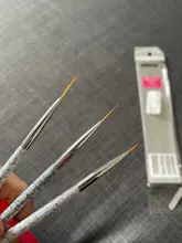 3 uds delineador para decoración de uñas, pluma de pintura 3D, puntas acrílicas, pinceles para Gel UV, dibujo de flores, línea de rejilla, herramienta de manicura de diseño francés, novedad