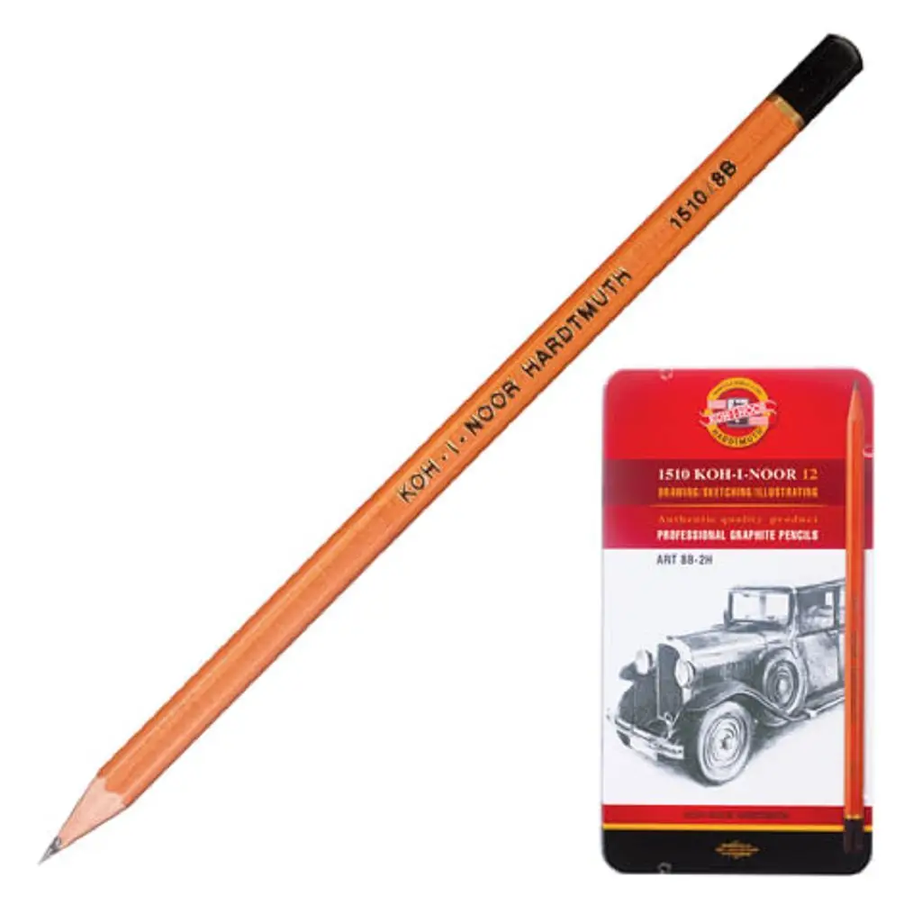 Pencils чернографитные KOH I NOOR, a set of 12 PCs, 1512n12001pl "art