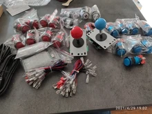 Kits de Arcade LED para 2 jugadores, codificador USB para PC, Joystick + botones de Arcade led, interruptor para Raspberry Pi 4, modelo de proyecto