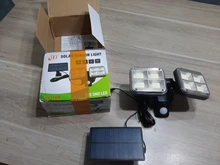 Solar-Lights Wide-Lighting IP65 Outdoor Waterproof 20w 120led with Adjustable-Head Angle