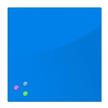 

Magnetic-marker glass board brauberg Blue, 45x45 cm, 3 magnets