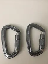 Hammock Carabiner Rappelling Twist-Locking Heavy-Duty Outdoor Climbing D-Shape-Buckle