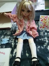 ShugaFairy Naiko-Muñeca articulada de resina BJD para niñas, juguete de cuerpo articulado con cara arriba, cuerpo cuadrático, 1/4