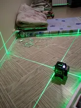 HILDA-Nivel láser, herramienta de nivelación de 12/16 líneas, 3/4D, nivelado automático, 360 Cruz Horizontal y Vertical, láser verde de gran potencia