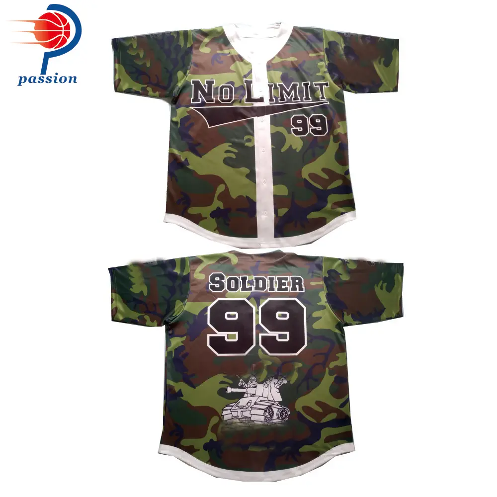 Teamwear Sublimation Baseball Jersey for Men Clubs