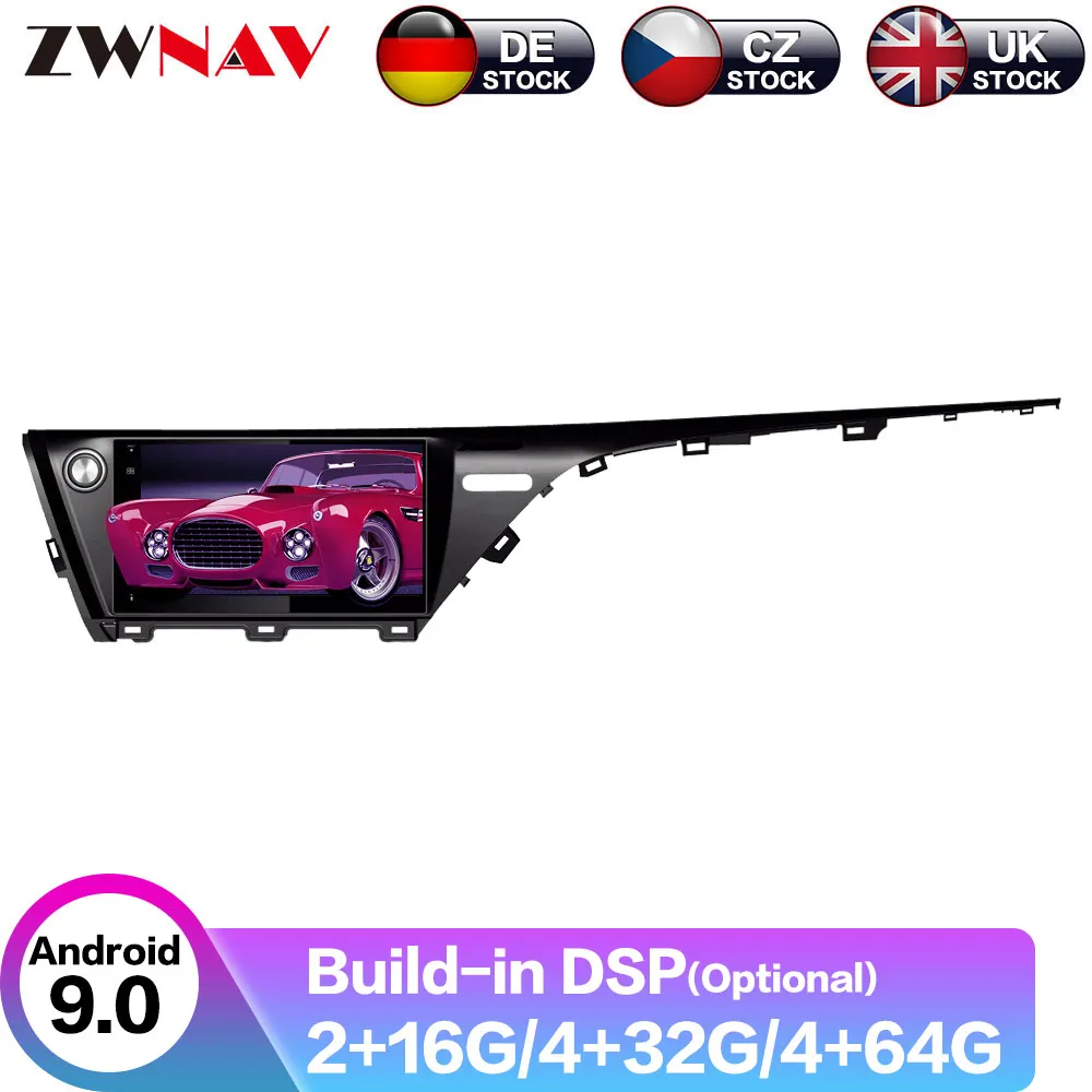 

Android 9 4+64G DSP IPS Car Player GPS Navigation For TOYOTA CAMRY 2018 Head Unit Multimedia Player Tape Recorder