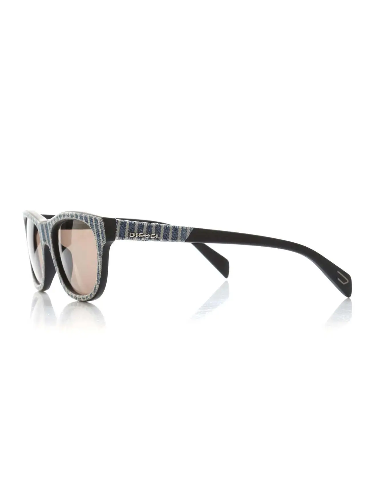 

Unisex sunglasses dl 0111 05e bone color organic square square 52-18-140 diesel
