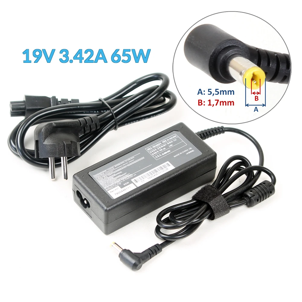 Cargador Adaptador 19V 3,42A para Acer Aspire Ordenador Portátil 3001, 5620, 7739, 3022LMi, 5672WML, S3|Adaptador para ordenador portátil| AliExpress