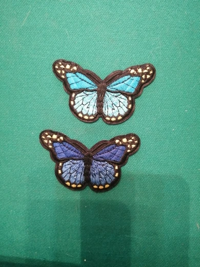 16 Iron-On Patches for Adults Flower Appliques for Sewing Children Iron-On Patches Butterfly Pattern Embroidery Patch for Girls Boys Iron-On Patches