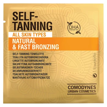 

Self-bronzing towelettes Natural & Fast Bronzing Comodynes (8 uds)