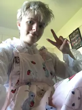 Women's Dresses Chic Lady Kawaii Ulzzang Strawberry Rabbit Cute Strap Dress Female Ins