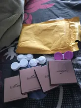 EYESHARE-par de lentes de contacto de 3 tonos, lentillas de colores a la moda