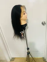 Hueso recto frente de encaje pelucas de cabello humano 8-30 pulgadas brasileño recto pelo humano del cierre del cordón pelucas para mujeres HD peluca Frontal de encaje