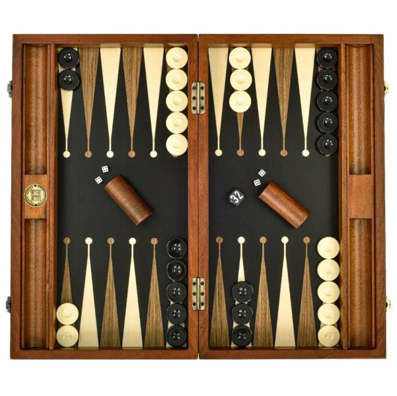 Special Series Handmade Premium Solid Black Italian Wood - American Walnut - Maple Professional Big Size Backgammon Game Set 125 130 40mm black lacquer jewelry box necklace boxes special for high end jewelry box european and american markets