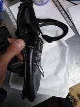 Bolsa cartuchera de cuero genuino para hombre, bolso cruzado, riñonera cinturón, cadera, viaje, motocicleta, bandolera mensajero