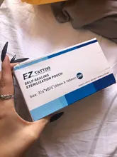 EZ-bolsas de esterilización autoselladas y desechables para uso médico, 5 tamaños, 200 unidades/caja, accesorios para tatuaje