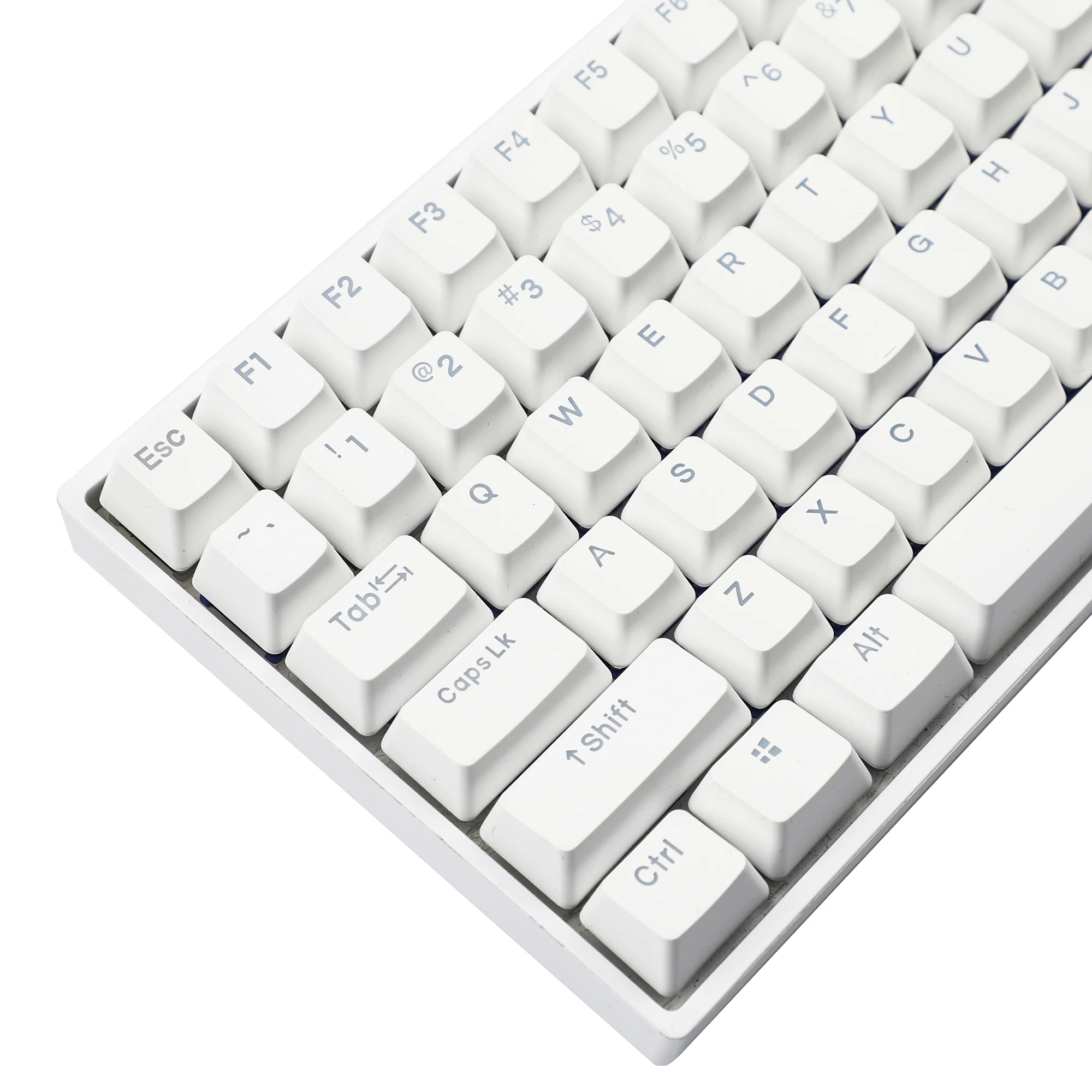 Teclados Retroiluminados Brancos para Teclado Mecânico mx Double Shot Pbt Oem Profile 108 122 Ymdk 104 87 96 68