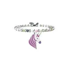 

KIDULT 316L STAINLESS STEEL BRACELET, AGATE MULTICOLOR POLISH "Unicorn" 731445-SYMBOLS