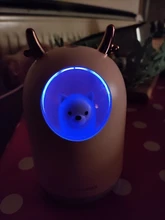 Humidificador ultrasónico con USB para el hogar, difusor de aceites aromáticos, lámpara LED de Color romántico, 300ml