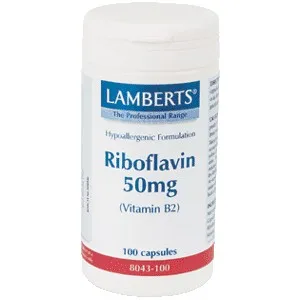 

RIBOFLAVIN (VITAMIN B-2) 50 MG 100 CHAP LAMBERTS