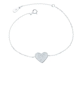 

Silver Bracelet with cubic zirconia sunlight sample 925