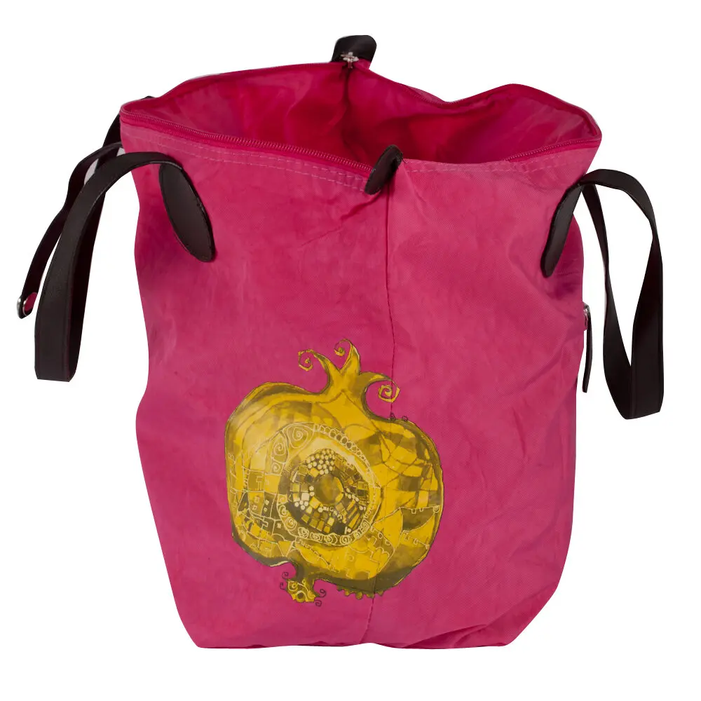 

Biggdesign Shoulder Bag, Pomegranate Pattern, 40 cm, Foldable, Washable, Large Internal Volume,