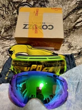 COPOZZ niños reemplazo solo lentes tamaño pequeño niños doble UV400 anti-niebla de esquí niñas para Snowboard gafas GOG-243