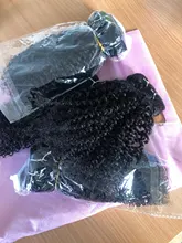 Mogul-Hair Kinky Curly Natural-Color Brazilian 4/6-Bundles Remy Short Can-Be-Dyed Bob-Style