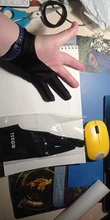 Uds artista dibujo guante para cualquier gráficos del dibujo de la Mesa 2 dedos Anti-Fouling tanto para mano izquierda y derecha de guantes para dibujar
