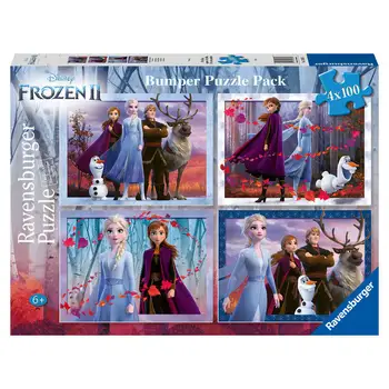 

Puzzle Frozen 2 Disney 4X100Pz electronic toys Ravensburger