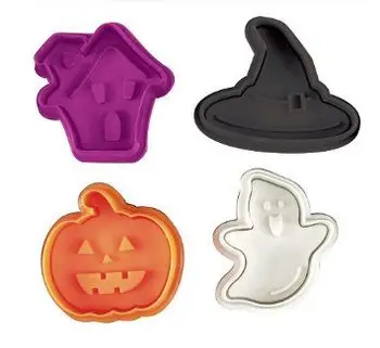 

Halloween Push Nozzle Cookie Mold 4 Piece