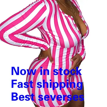 

Women's Lady Sexy Romper Bodycon Casual Jumpsuit Romper Long Sleeve Shorts Leotard Home Wear Tracksuit Playsuit Pajama