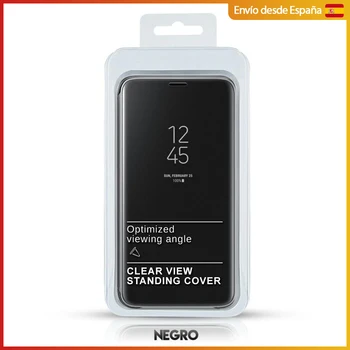 

Led type case View / Clear View Standing Cover for Samsung A20S A40S M30 A30S A50 Note 10 Note 10 + S20 + S20 S20 Ultra S8 and S9