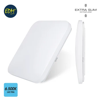 

APPLY LED SURFACE SLIMLINE 24W 1.680 LUMENS 6.500K SQUARE 37,5X37,5X7,1CM EDM