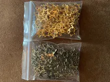 Colgante de aleación de zinc de estrella antigua Vintage, 60 uds., adecuado para pulsera, collar, accesorios de joyería de metal 6567