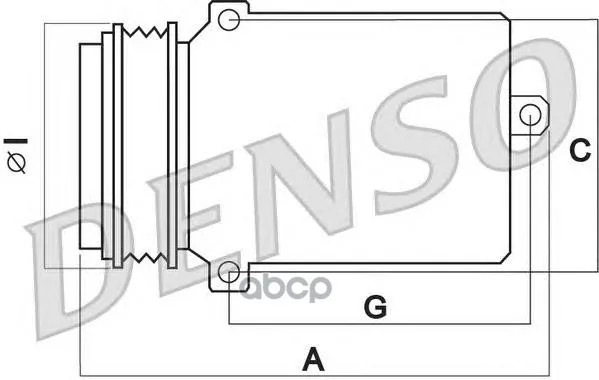 Компрессор Кондиционера Vw: Touareg 3.0v6tdi 02-10 Denso арт. DCP28008