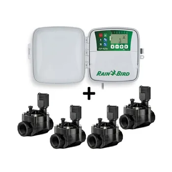 

Programmer ESP-RZXE4 Int + 4 Elec. 100HV Rain Bird | Include electro valves Rain Bird 100 HV 24V 1 ".
