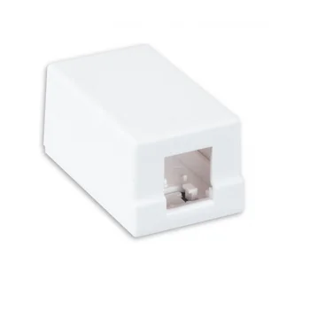 

Shell Wall netlan ec-uwo-1kj-wt-10 under 1 module-insert type Keystone, white, pack-Ting 10 PCs (Ec-uwo-1kj-wt-10)