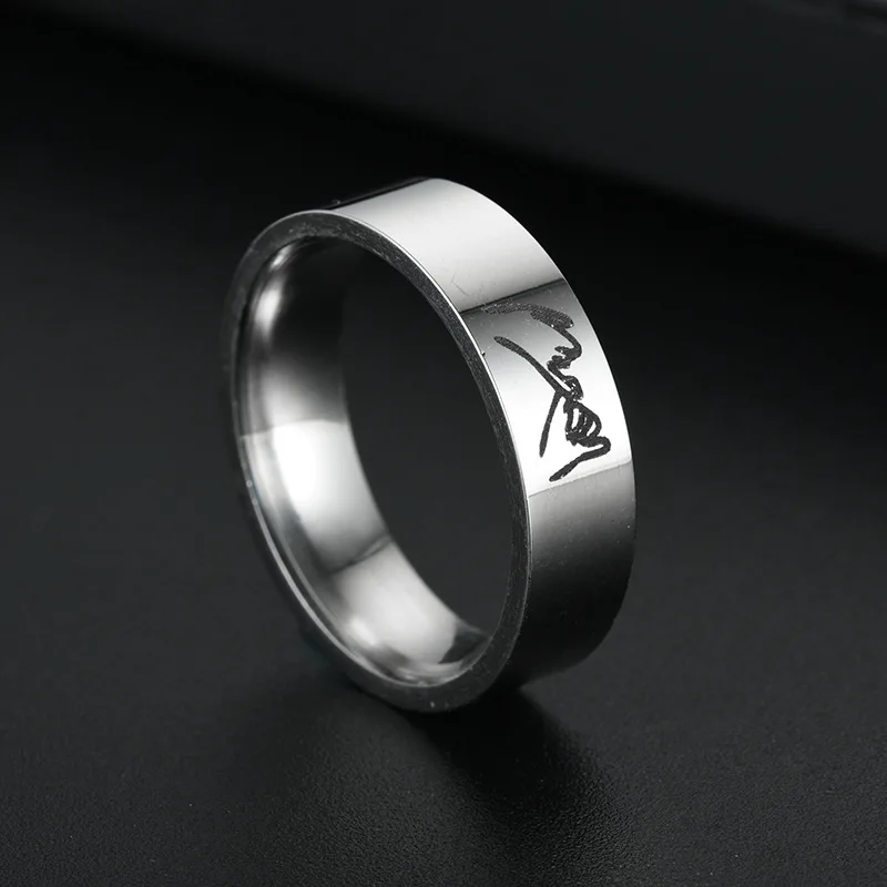 Stainless Steel Couple Rings Wedding Rings finger rings metal rings fashion rings fashion ring