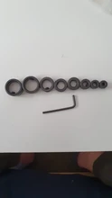 Localizador de taladro de carpintería, broca de taladro, collares de parada de profundidad, posicionador de anillo, broca de taladro de madera, 3-16mm, 8 uds.