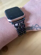 Correa de acero inoxidable para Apple Watch 5, 4, 3, 2, 1, 38mm, 42mm, 40mm, 44mm, banda de Metal para iWatch Series 5, 4, 3, 2, 1